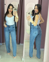Calça jeans wide leg REF 5464