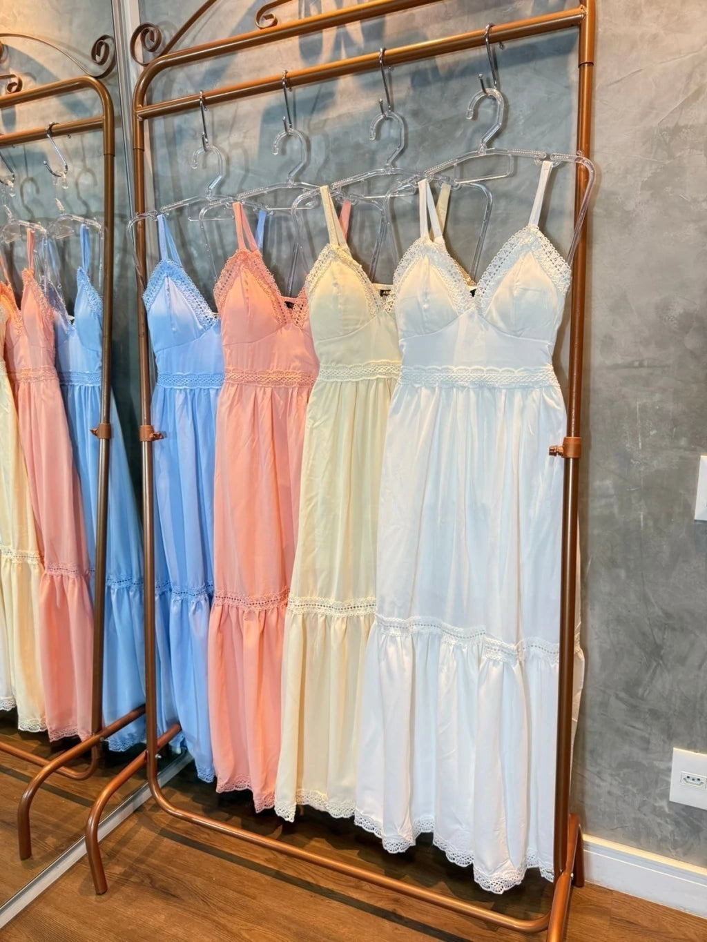 Vestido crepe Giovana