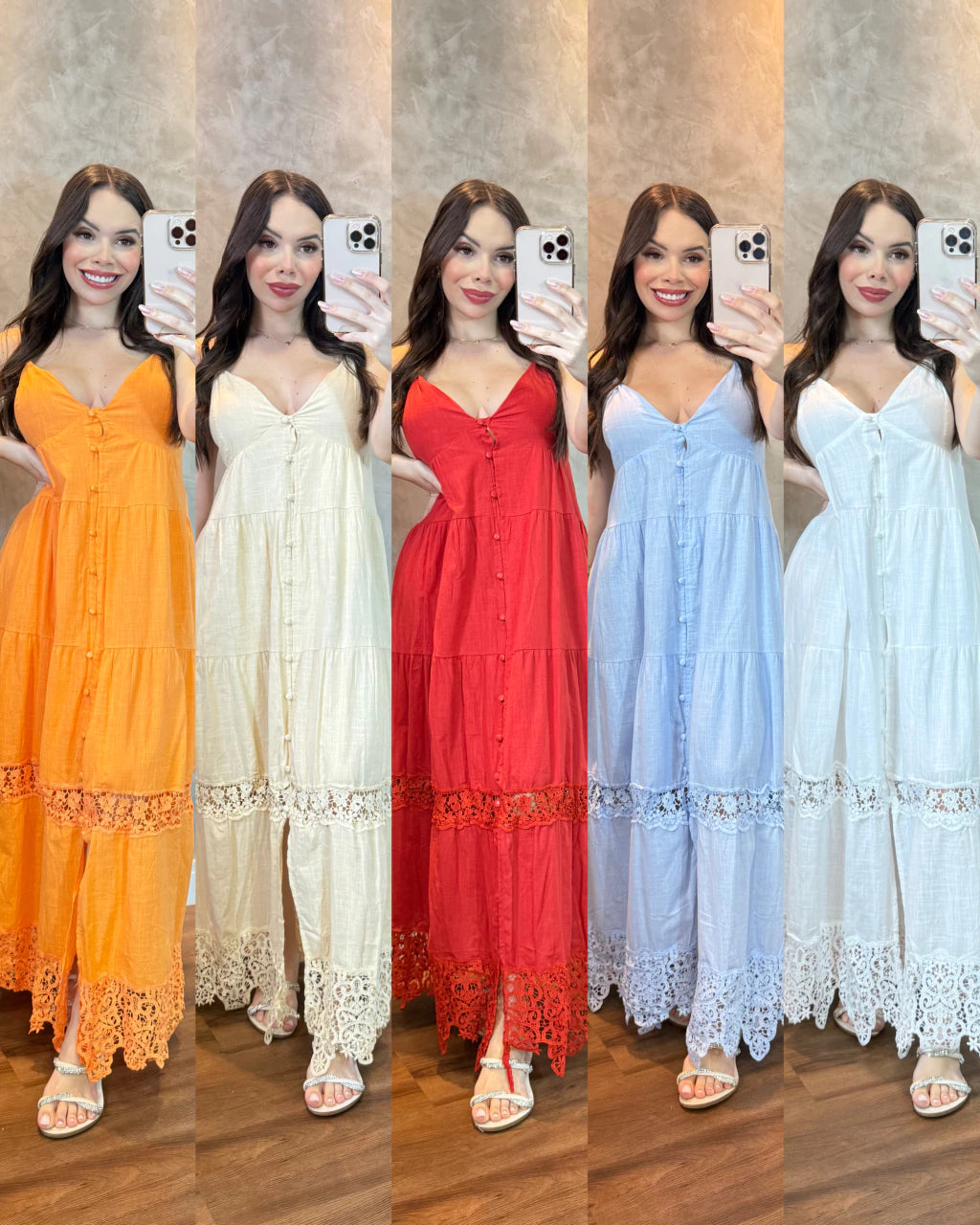 Vestido viscolinho Aurora