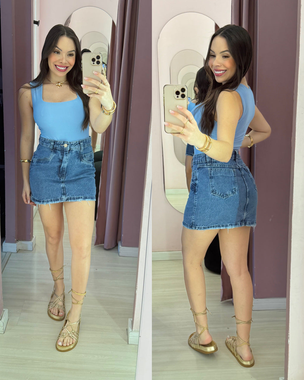 Saia jeans REF 5762
