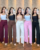 Calça alfaiataria pantalona Vivian (forma pequena)