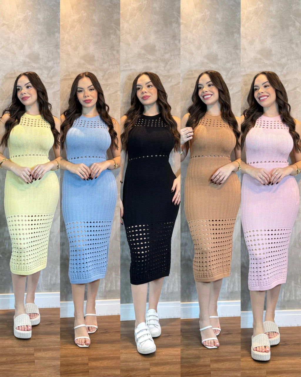 Vestido Zoe tricô modal