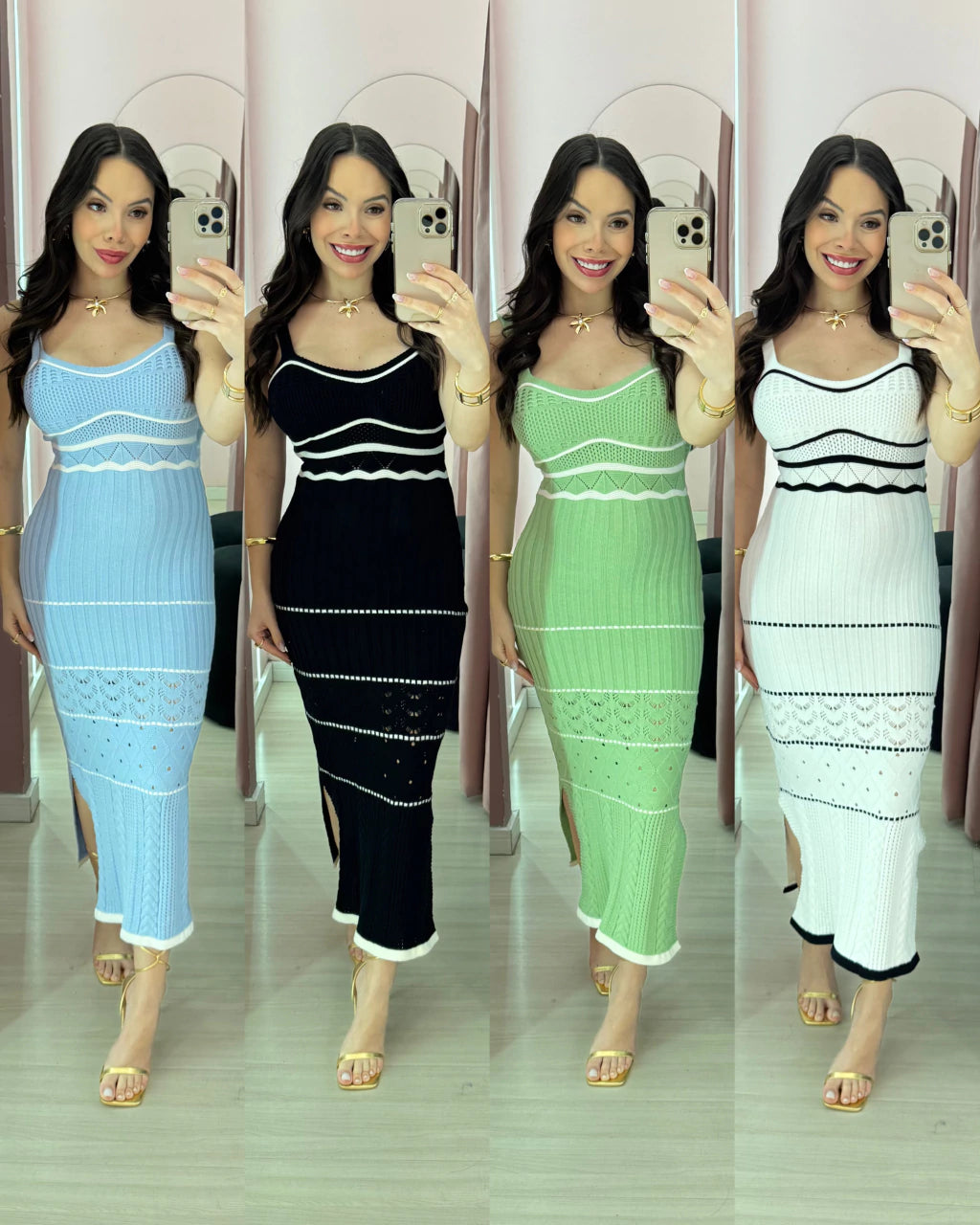 Vestido trico modal Brenda